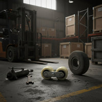 Pallet Jack Load Wheel Wear-Resistant Pallet Jack Load Wheel with Bearings Long for Maintenance Technicians