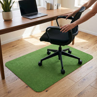 Crystal Velvet Absorbent Non-Slip Office Chair Mat Floor Protector