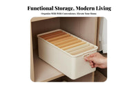 Clothing Divider Box Space Saving Closet Organizer Large Capacity for Dorm Room
