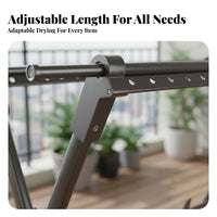 Foldable X-Shaped Frame Clothes Rack Indoor & Outsidedoor Use Foldable Accordion Storage Areasaving Garment Airer for Families, Balcony, Indoors