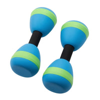 Water Dumbbells Easy-Grip Water Aerobics Dumbbells Lightweight Fitness Barbells for Swimmers, Seniors