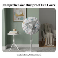 Electric Fan Dust Cover Dustproof All-Purpose Fan Storage Cover Elastic Opening Appliance Accessory for Families, Homeowners, Home, Bedroom
