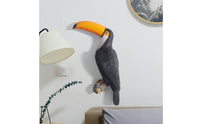 Sculpted Bird Wall Art Nature-Inspired Wall Decor with Bird Lightweight Handpainted for Hallway
