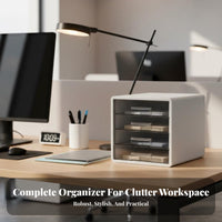 Multi-Drawer Desk Organizer Clutterunobstructed Solution for Workstation, Professionals