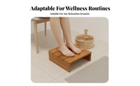 Foot Soaking Stool Anti-Slip Feet Footrest Multi-Functional for Spa, Living Room