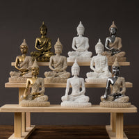 Resin Buddha Figurine for Home Decor