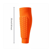 Shin Guard Sleeve Tapered Honeycomb Shin Guard Easy to Sports Gear Protection for Football