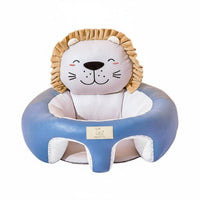 Supportive spine supportrest Inflatable creature Sofa Non-Slip Base Sit-up Trainer Easy to Clean Infant Floor Seat BPAsafe for Infants, Toddlers, Parents, Indoors, Playroom, Living Room, play period