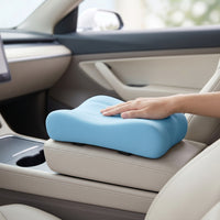 Contoured Center Console Armrest Cushion Raised Armrest Pad with Memory Foam Soft Center Console Pad Comfortable for Commuters