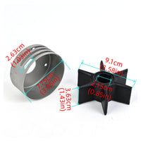 Impeller Repair Kit with Pump Housing Rebuild Outboards Water Pump Repair Kit Compact for Boat Owners