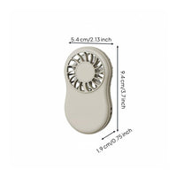 5 Speed Settings Mini Pocket Fan Lightweight USB Rechargeable Fan Fast Charging Powerful Airflow for Travelers, Commuters, Students, Outdoor, Travel, Office, Desk