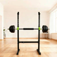 Adjustable Weight Bench Compact Floor Squat Stand Simple to Install Fitness Equipment for Weightlifters
