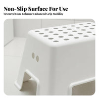 adaptable Non-Slip Step Stool adaptable Low Stepping aid Portable Footrest long-lasting Construction for Children, Seniors, Bathroom, Entryway, Living Room, Kitchen