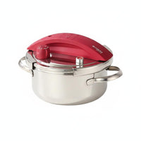 Glass Lid Included 304 Stainless Steel Pressure Cooker Pressure-resistantProof Induction Compatible Pressure Cooker