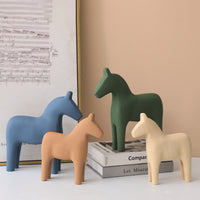 Swedish Dala Horse Wooden Figurine Red Creative Decoration