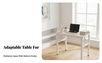 Foldable Fold-up Computer Table Space-Saving Collapsible Desk Minimalist Design Household Furniture Multi-Functional for Apartment Dwellers, Students, Home Office Workers, Small Areas, Dorm Room, Kitchen, Bedroom