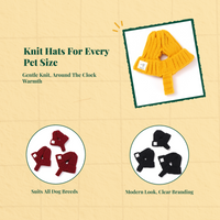 Dog Accessories, Knit Hat, Small Dogs, Winter, Party