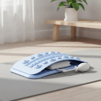 Back Stretcher with Air Pump Textured Traction Board Portable for Fitness Enthusiasts, Stretching Practice Practitioners