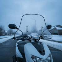 Universal Motorcycle Wind Deflector Hand Protection Windshield Windproof Front Windscreen for Motorcyclists