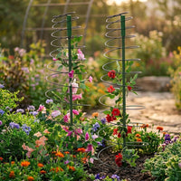 Outdoor Plants and Tomato Plant Stakes for Garden, Adjustable Plant Sticks Support for Indoor Plants, Large Tomato Cage, Tall Support Set