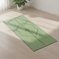 Textured Rubber Exercise Mat Non-Slip Exercise Mat Comfortable Flat for Beginners