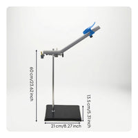 Two-Dimensional Collision Track with Clamp Classroom-Oriented Collision Apparatus Scientific Projectile Launcher Potential for Teachers, Science Laboratory