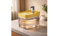 Constant Temperature Heated Water Fountain Heating Automatic Pet Water Dispenser Multi-Stage Filtration Automatic Drinking Bowl Easy to Clean for Cats, Dogs, Indoor