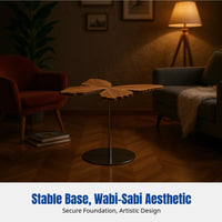 Italian minimalist flower coffee table, living room side table set, unique billowy shape, modern home decor