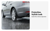 2 Pieces Car Mud Flap Waterproof Mud Flaps Weather Resistant Vehicle Mudguard for Rainy Days