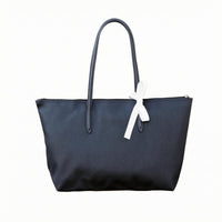 Waterproof PVC Tote Bag Polished Finish Structured Tote Bag Lightly Textured Rectangular for Women