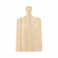 Mini Wooden Cutting Board DIY Project Handle Slicing Board Versatile Mini Wooden Serving Paddle for Crafters, Dining Table, Party
