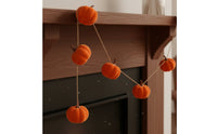 Artificial Pumpkin Vine Realistic Appearance Pumpkin String Garland Reusable Holiday Decoration for Thanksgiving, Halloween, Doorway
