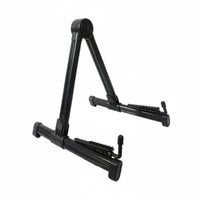 Foldable Design Folding Guitar Stand Long-Lasting ABS Material Triangular Frame Guitar Stand Adjustable Width Lightweight for Guitarists, Musicians, Home Studio, Music Room, Stage Performance