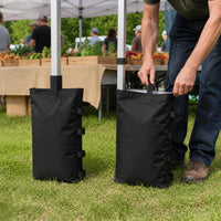 Outdoor Tent Canopy Sandbag Weights - Windproof Water-Filled Base for Advertising Signs & Umbrellas