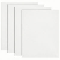4 Pieces Sheet with Shielded Film Heat Formable Sheet Bendable Moldable Panel for Home Repairs