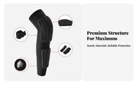 Children's Sports Knee Guard Breathable Material Knee Calf Compression Sleeve Impact Resistant Honeycomb Leg Brace for Young Athletes, Biking