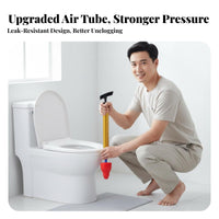 High Pressure Air Plunger Multi-Purpose Pneumatic Pipe Dredger Easy to Use