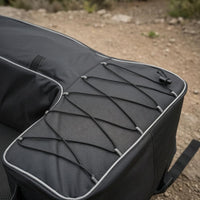 Motorcycle Seat Storage Bag Foldable Waterproof Rear Seat Storage Bag Simple to Install