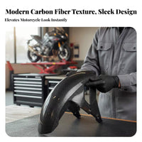 Carbon Fiber Pattern Front Mudguard Debris Protection Motorcycle Front Mudguard Exact Fit Mudguard