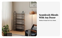 Space-Saving Design Narrow Multi-Tier Bookshelf accessibleShelf Design Multi-Tier Rolling Book Trolley Lockable Casters Mobile Shelving Single Unit Sturdy Long-Lasting for Apartment Dwellers, Homeowners, Small Areas, Kids' Room, Bedroom, Classroom