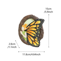 Outdoor Use Resin Fairy Tree Hanging Easy to Hang Butterfly Fairy Ornament Vivid Colors Night Glowing Tree Plaque Lightweight for Yard