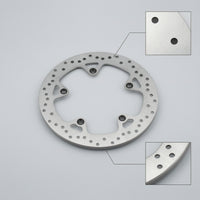 Rear Brake Rotor Perforated Rear Brake Disc Rotor Smooth Braking for Motorcyclists