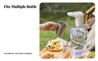 Automatic Bottled Water Dispenser Electric Water Jug Pump Food Grade Material Kitchen Appliance for Families, Students, Home, Dormitory