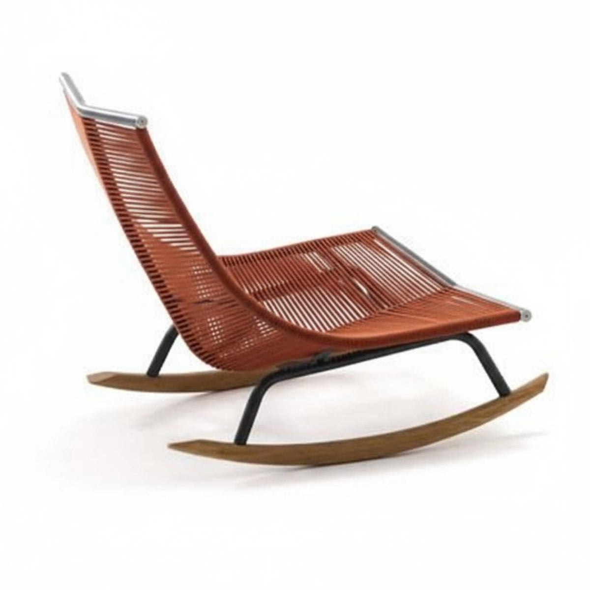 Sturdy Frame Woven Rocking Chair Erand movenomic Design Outdoor Furniture Weather Resistant Patio Armchair for older adults, Homeowners, Readers, Balcony, Garden, spineyard, Sunroom