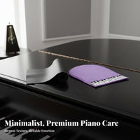Piano Keyboard Dust Cover PU Leather Piano Protection Set Keyboard Cleaning Cloth