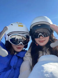 滑雪镜护目镜男女卡近视眼镜成人滑雪套装双层防雾登山滑雪眼镜