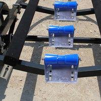 Boat Trailer Roller with Bracket Stable Trailer Roller Bracket Reliable Hardware for Marine Transport