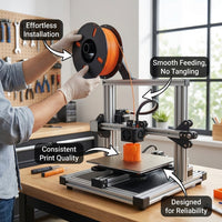 PLA Filament 1.75mm for 3D Printer, 1KG Spool 2.2 LBS for fused deposition modeling Printers and Beginners