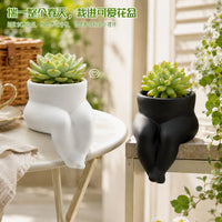 Lazy Chubby Legs Potted Cactus Succulent Plant for Living Room Balcony Office Desk