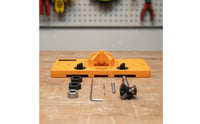 35mm Hinge Jig Easy to Use 35mm Concealed Hinge Jig Instant Grip Fixture Carpentry Hole Punch for DIY Enthusiasts, Furniture Making